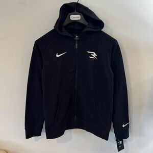 Nike 3BRAND Russell Wilson Long Sleeve Full-Zip Fleece Hoodie, Big Kids XL, NWT